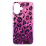قاب اپل مدل LEOPARD IPHONE 17 طرح پلنگی بنفش