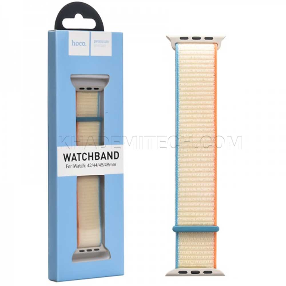 بند اپل هوکو مدل HOCO WA02 42/44/45/49mm شیری