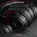هدست سیم دار گیمینگ تسکو مدل TSCO ODINOS GH 6168 مشکی - تصویر 4