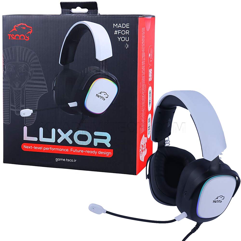 هدست سیم دار گیمینگ مدل TSCO LUXOR GH 6160 سفید