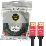 کابل زرهی رویال مدل ROYAL HDMI 14+1 1.4V 3M