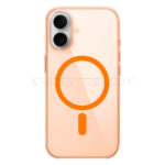 قاب آیفون مگ سیف مدل ICE CASE MagSafe IPHONE 16 شفاف نارنجی - تصویر 2