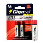باطری ساده قلمی 2 عددی گیگاسل مدل GIGACELL Heavy Duty AA