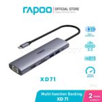 هاب تایپ سی رپو مدل RAPOO XD71 Type-C 7Port - تصویر 2