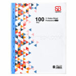 کاور کاغذ A4 سوپربایند مدل SuperBind 50mu بسته 100 عددی