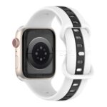 بند اپل مدل Apple Silicon 38 Up to 41 سفید مشکی - تصویر 2
