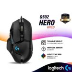 ماوس سیم دار گیمینگ  لاجیتک مدل LOGITECH G502 HERO مشکی - تصویر 3