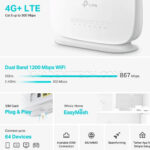 روتر رومیزی تی پی لینک مدل TP-LINK Archer MR505 Cat6 AC1200 4G LTE - تصویر 3