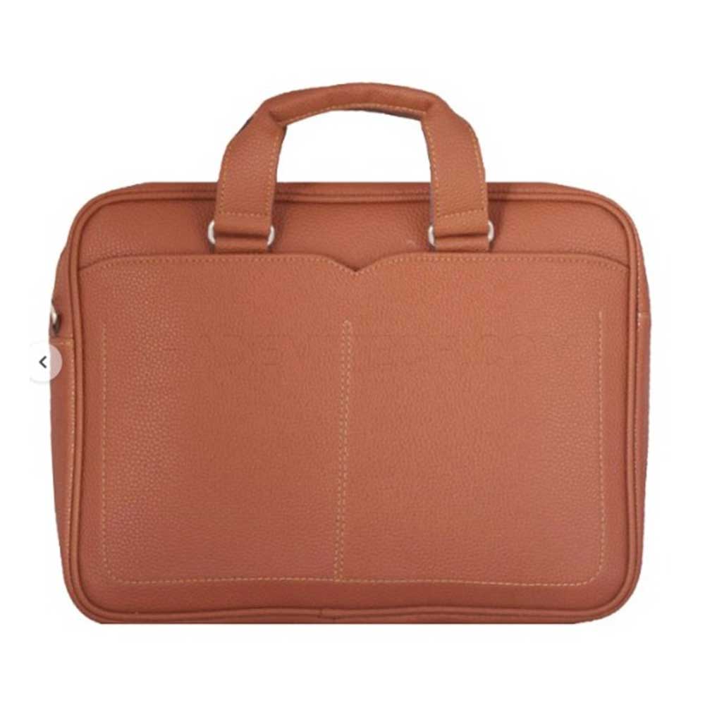 کیف اداری چرمی مدل STAR BS1190 عسلی
