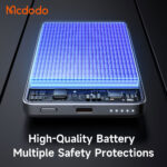 پاوربانک وایرلس مکدودو مدل MCDODO MC-4651 10000mAh 20W مشکی - تصویر 3