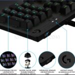 کیبورد سیم دار گیمینگ لاجیتک مدل LOGITECH G512 CARBON - تصویر 3