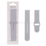 بند گلکسی واچ مدل SILICON 22mm طوسی روشن