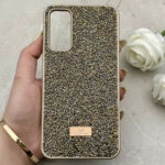 قاب سامسونگ سواروسکی مدل SWAROVSKI SAMSUNG S24 FE طلایی - تصویر 2