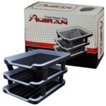 کازیه سه طبقه پلاستیکی AMIRAN S3 مشکی