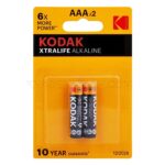 باطری آلکالاین نیم قلم کداک مدل KODAK XTRALIFE دو کارتی