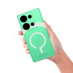 قاب شیائومی مدل Xiaomi Redmi NOTE 14S MARK سبز مات - تصویر 2