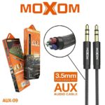 0کابل صدا AUX-09مشکی 1Mزرهی MOXOM - تصویر 4
