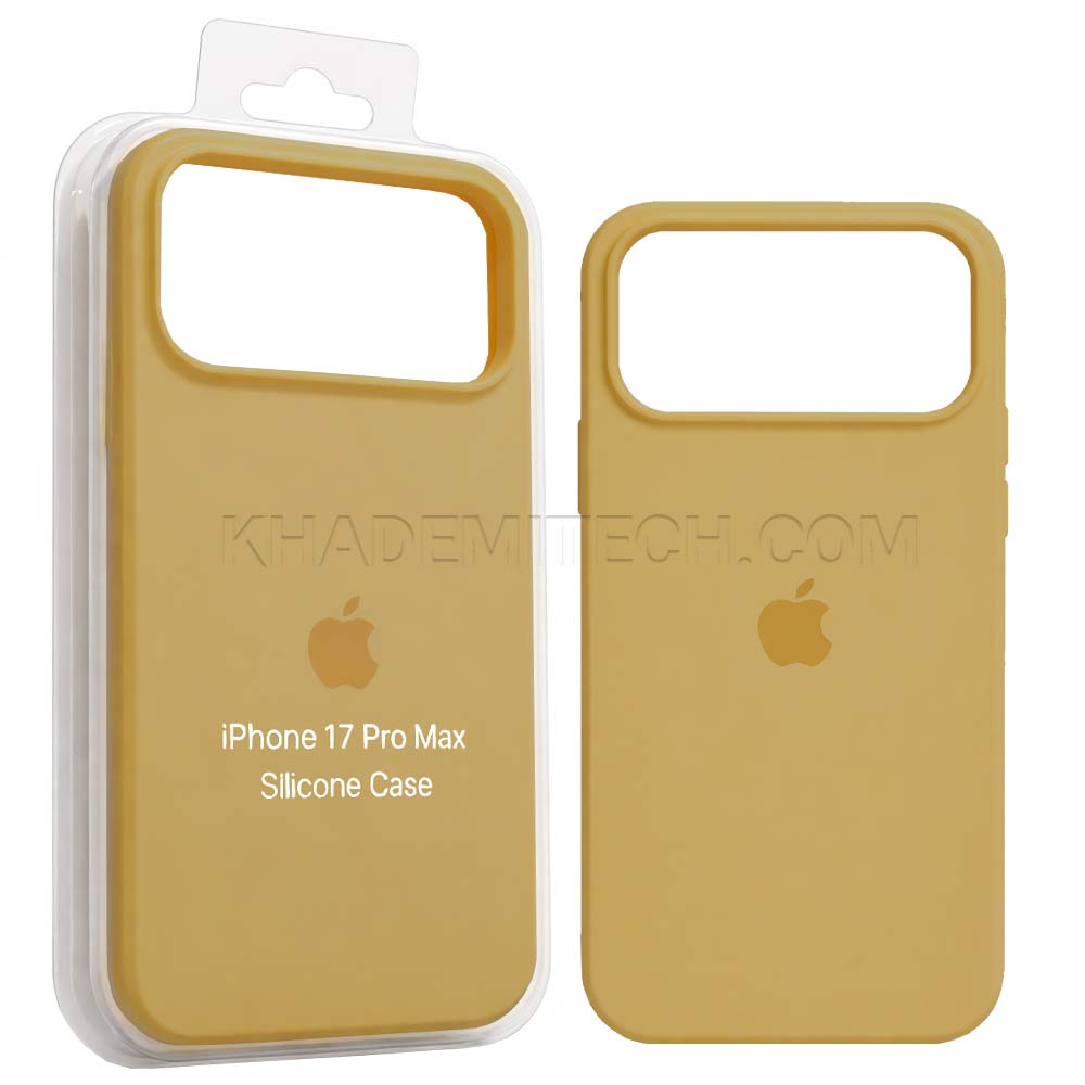 قاب سیلیکونی اپل مدل Silicon IPHONE 17 ProMax کالباسی