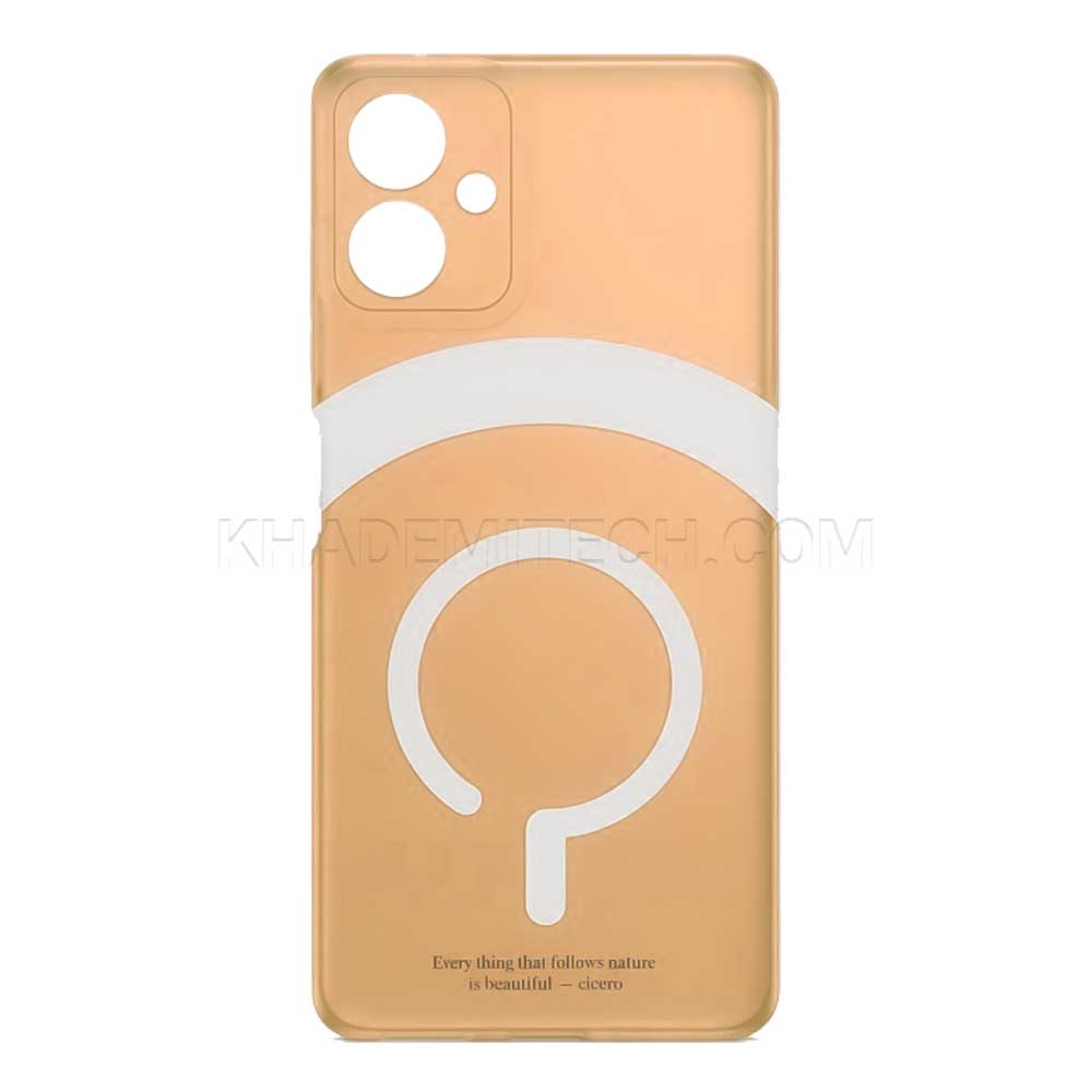 قاب سامسونگ مدل Samsung A06 MARK نارنجی مات