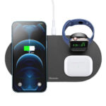 شارژر بی سیم مکدودو مدل MCDODO CH-7061 3 in 1 Wireless Charger مشکی - تصویر 4