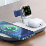 شارژر بی سیم مکدودو مدل MCDODO CH-7060 3 in 1 Wireless Charger سفید - تصویر 5