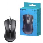 ماوس سیم دار رپو مدل RAPOO N1162 مشکی