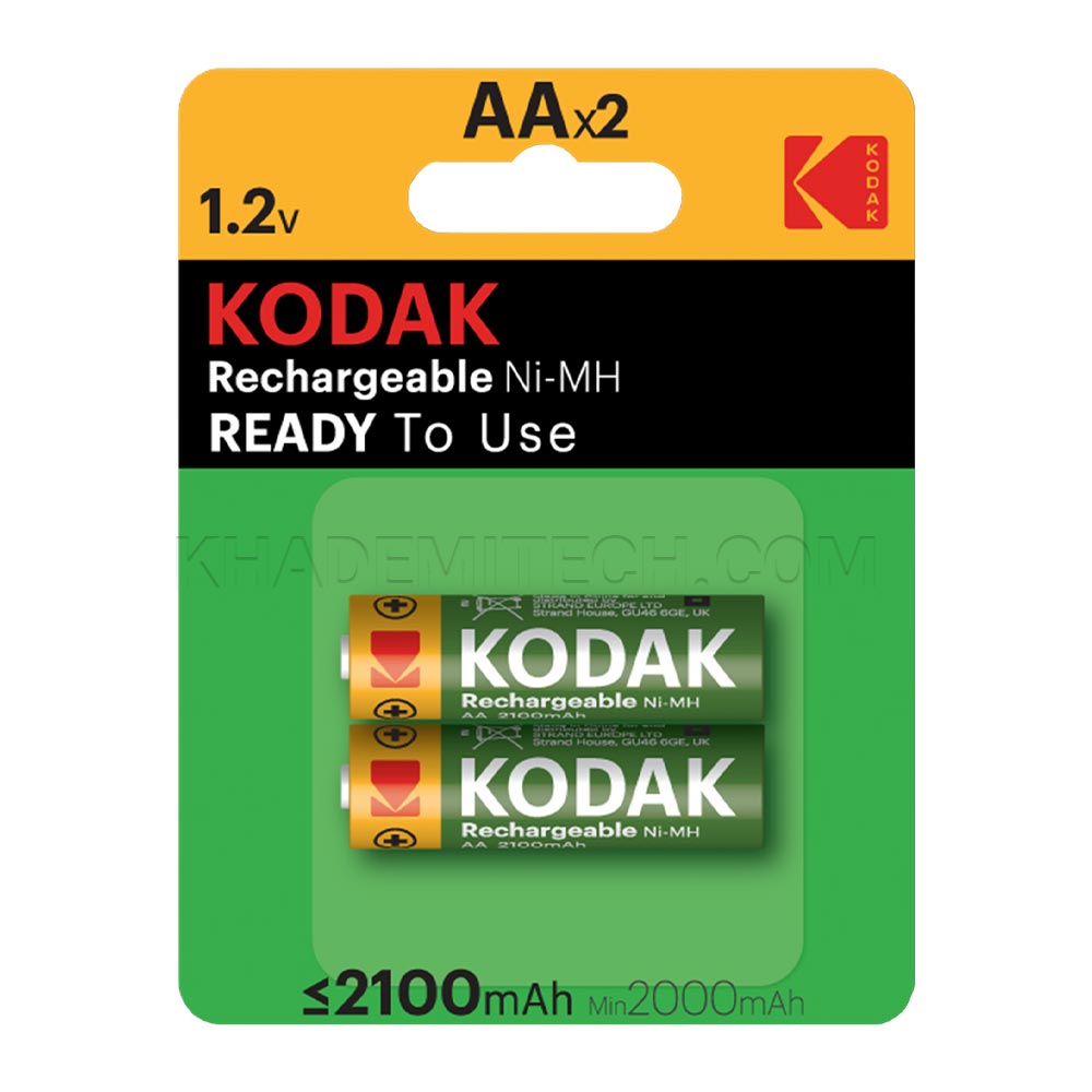 باطری شارژی قلمی کداک مدل 2100 KODAK دو کارتی