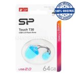 فلش سیلیکون پاور مدل Silicon power Touch T30 USB 2.0 64GB آبی