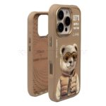 قاب اپل مدل Nimmy Cool Cute Brown bear IPHONE 16Pro - تصویر 2