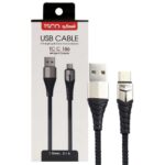 کابل تایپ سی تسکو مدل TYPE-C TCC186 1M مشکی