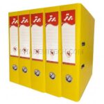 زونکن A4 لب فلز برتر سایز 7/5 زرد بسته 10 عددی