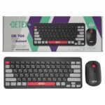 کیبورد و ماوس بی سیم دتکس پلاس مدل DETEX+ DK 704