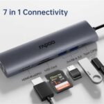 هاب تایپ سی رپو مدل RAPOO XD71 Type-C 7Port - تصویر 3