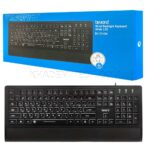 کیبورد سیم دار بیاند مدل BEYOND BK-7210 WHITE LED