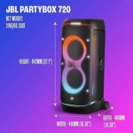 اسپیکر چمدانی جی بی ال مدل JBL Party Box STAGE 720 مشکی - تصویر 2