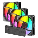 فن کیس گیمینگ 3 عددی تسکو مدل TSCO GFAN300 مشکی