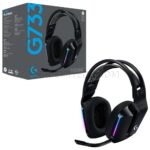 هدست بی سیم گیمینگ لاجیتک مدل LOGITECH G733 LIGHTSPEED مشکی