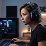 هدست بی سیم گیمینگ لاجیتک مدل LOGITECH G733 LIGHTSPEED مشکی - تصویر 2