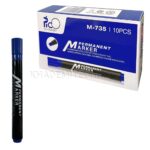 ماژیک پیکو مدل  PICO PERMANENT M-735  آبی بسته 10 عددی