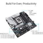 مادربرد ایسوس مدل ASUS PRIME B760M-A DDR5 WIFI Intel 90MB1ELO-M1EAY0 LGA 1700 - تصویر 3