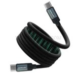 کابل شارژ دو سر تایپ سی مگنتی کانفلون  مدل KONFULON DC78 60W مشکی طول 1 متر - تصویر 2