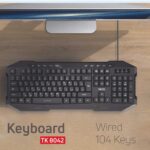 کیبورد سیم دار تسکو مدل TSCO TK 8042 - تصویر 2