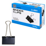گیره دوبل 51 میل سوپربایند مدل SuperBind JL-8001 51mm بسته 12 عددی