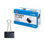 گیره دوبل 25 میل سوپربایند مدل SuperBind JL-8004 25mm بسته 12 عددی