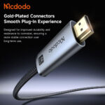 کابل انتقال تصویر مکدودو مدل MCDODO CA-8040 8K USB-C to HDMI Cable طول 2 متر - تصویر 5