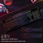 کیبورد سیم دار گیمینگ تسکو مدل TSCO TK 8046 - تصویر 2