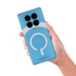 قاب شیائومی مدل Xiaomi Redmi NOTE 14 PRO MARK آبی مات - تصویر 2