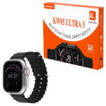 ساعت هوشمند کیکویر مدل KEQIWEAR KW85 ULTRA 3 AMOLED همراه با هفت بند