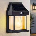 چراغ دیوارکوب خورشیدی مدل solar interaction wall lamp 888 - تصویر 2