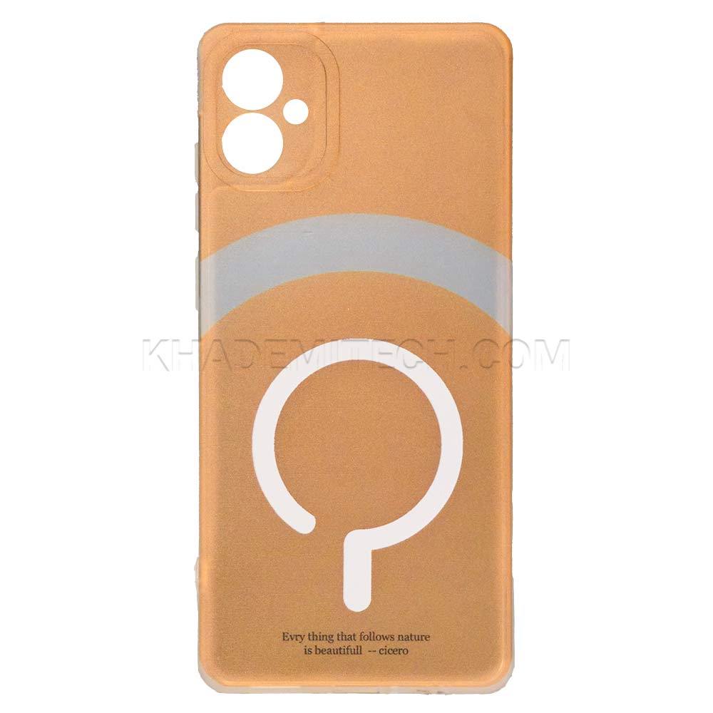 قاب سامسونگ مدل Samsung A05 MARK نارنجی مات